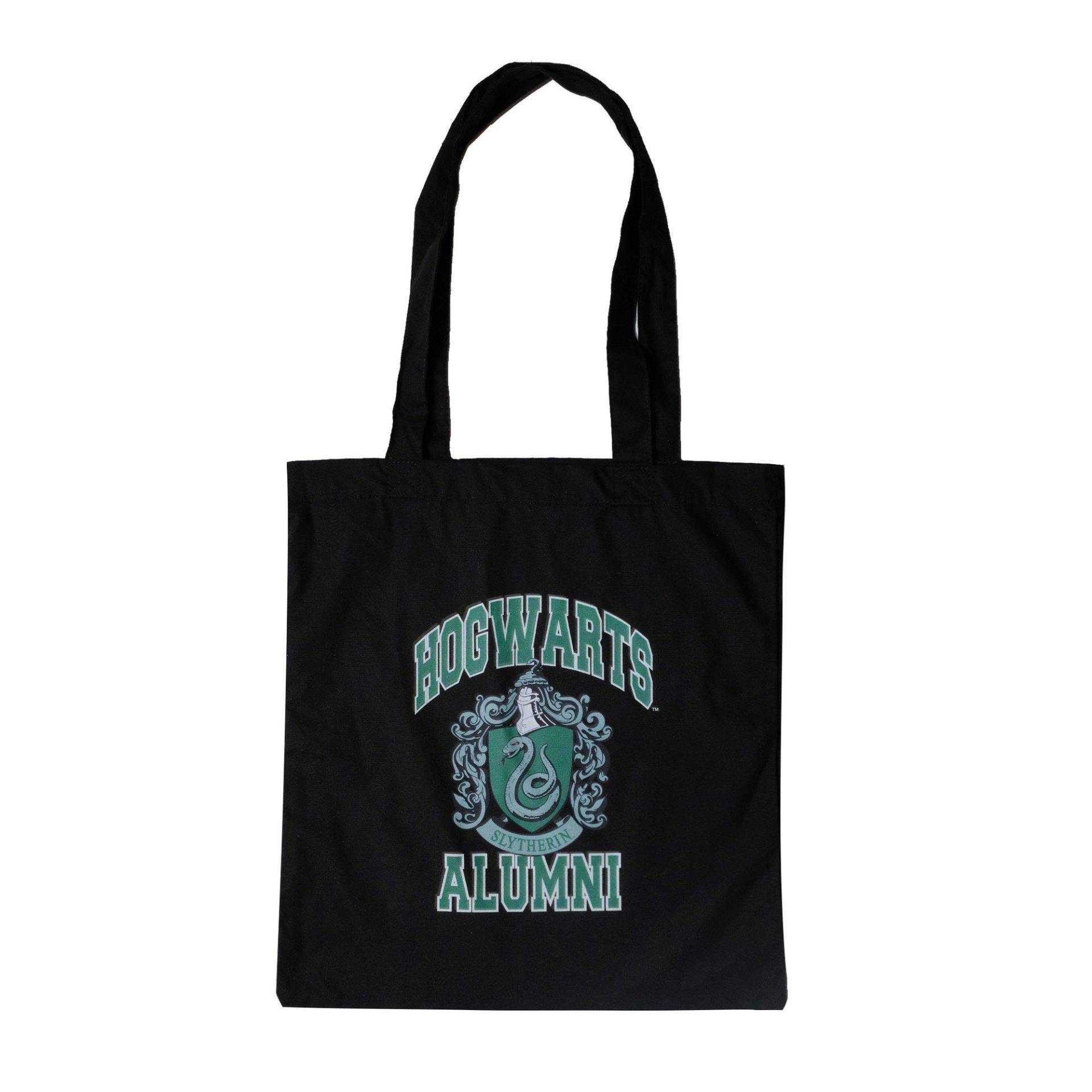 Tragetasche Hogwarts Alumni, Slytherin Damen Schwarz ONE SIZE von Harry Potter