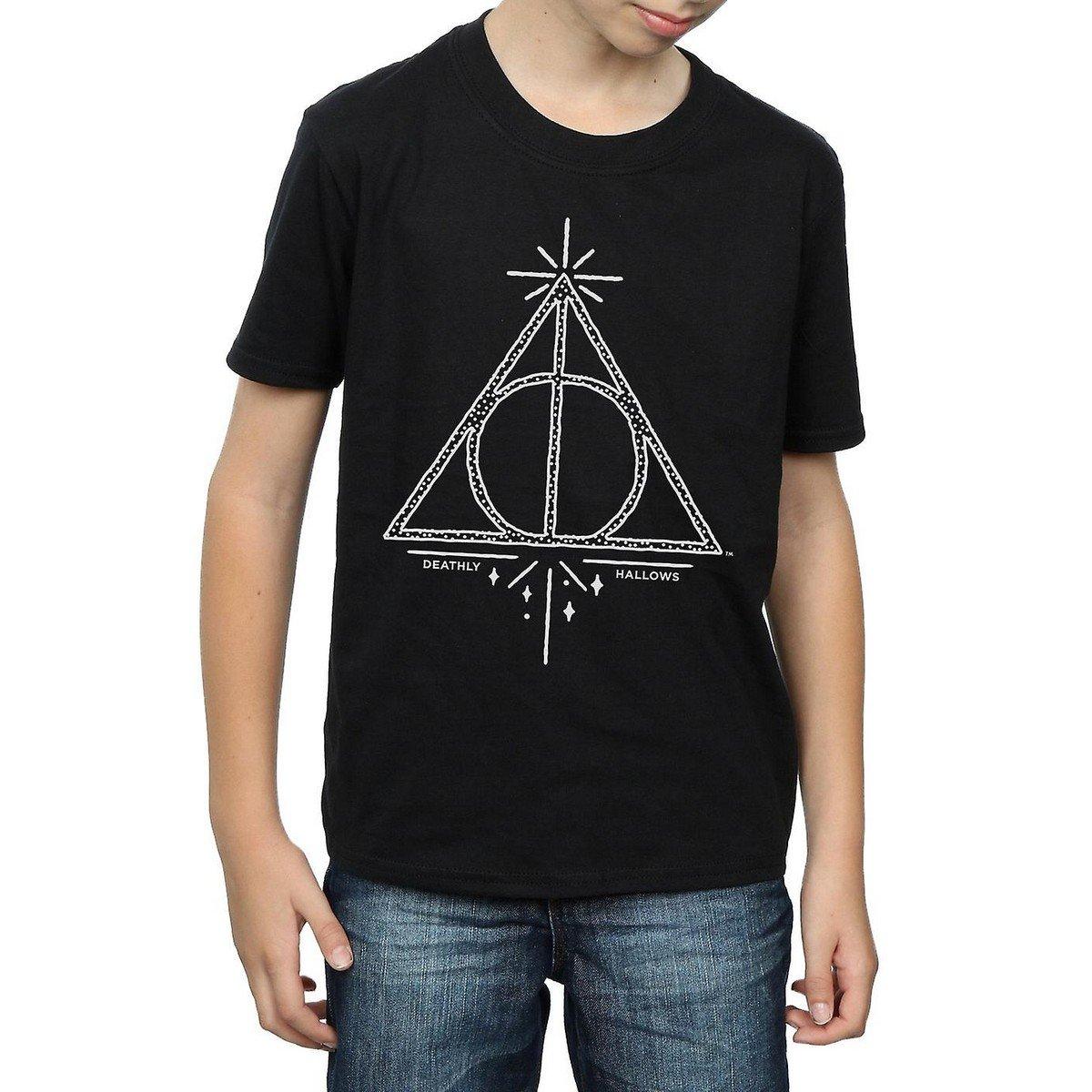 Tshirt Jungen Schwarz 128 von Harry Potter