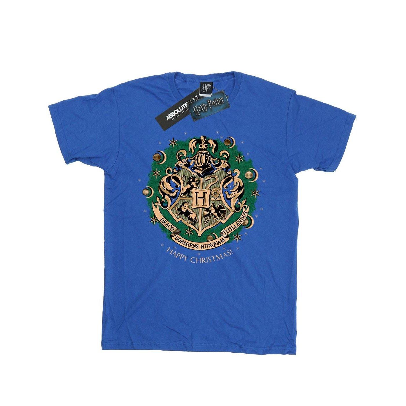 Tshirt Weihnachtliches Design Herren Königsblau M von Harry Potter