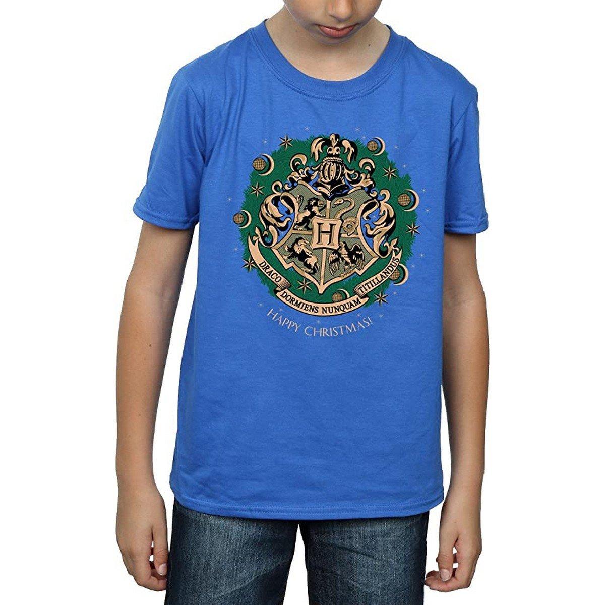 Tshirt Weihnachtliches Design Jungen Königsblau 128 von Harry Potter