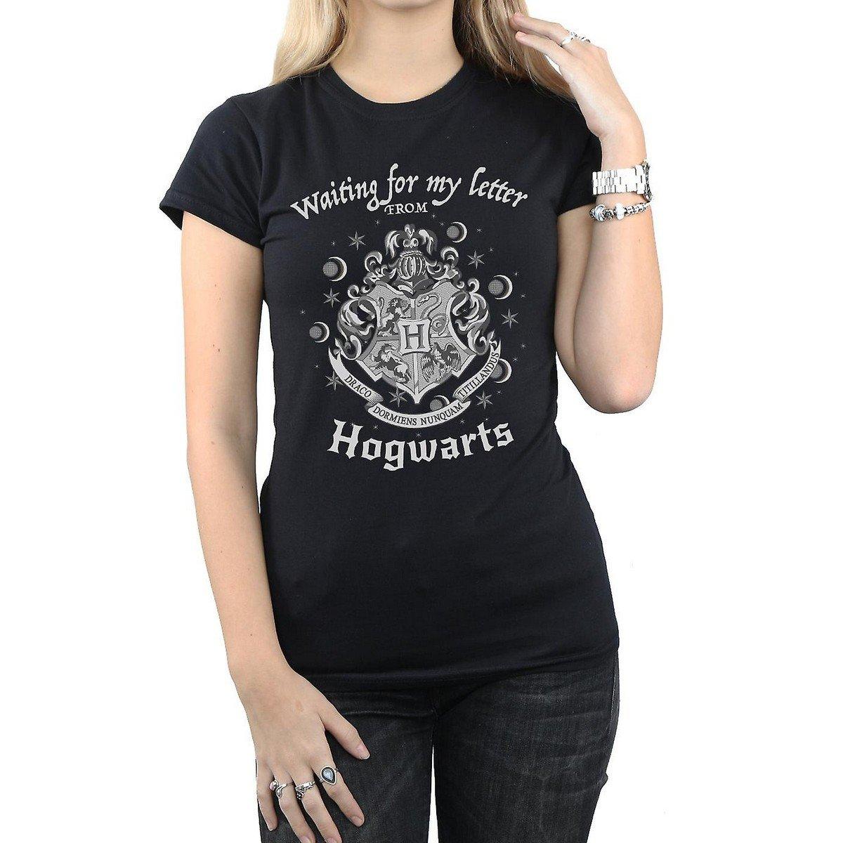 Waiting For My Letter Tshirt Damen Schwarz XL von Harry Potter