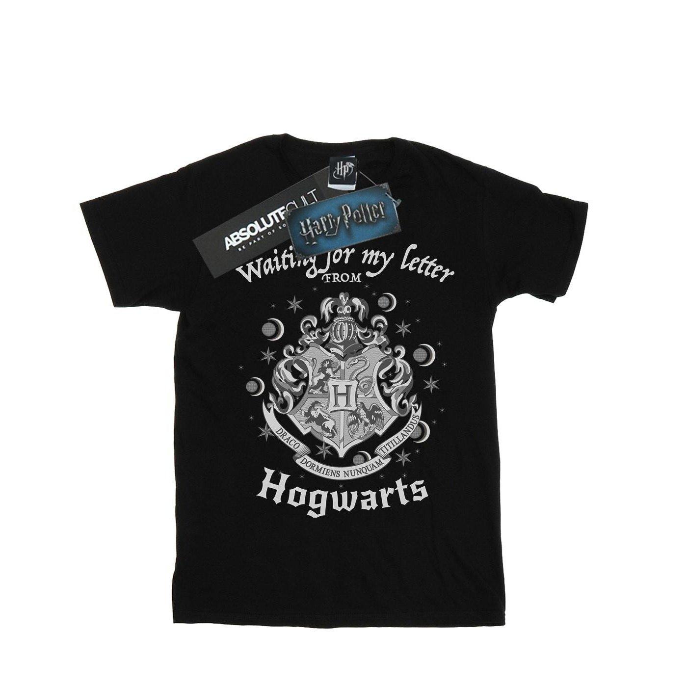 Waiting For My Letter Tshirt Damen Schwarz XXL von Harry Potter