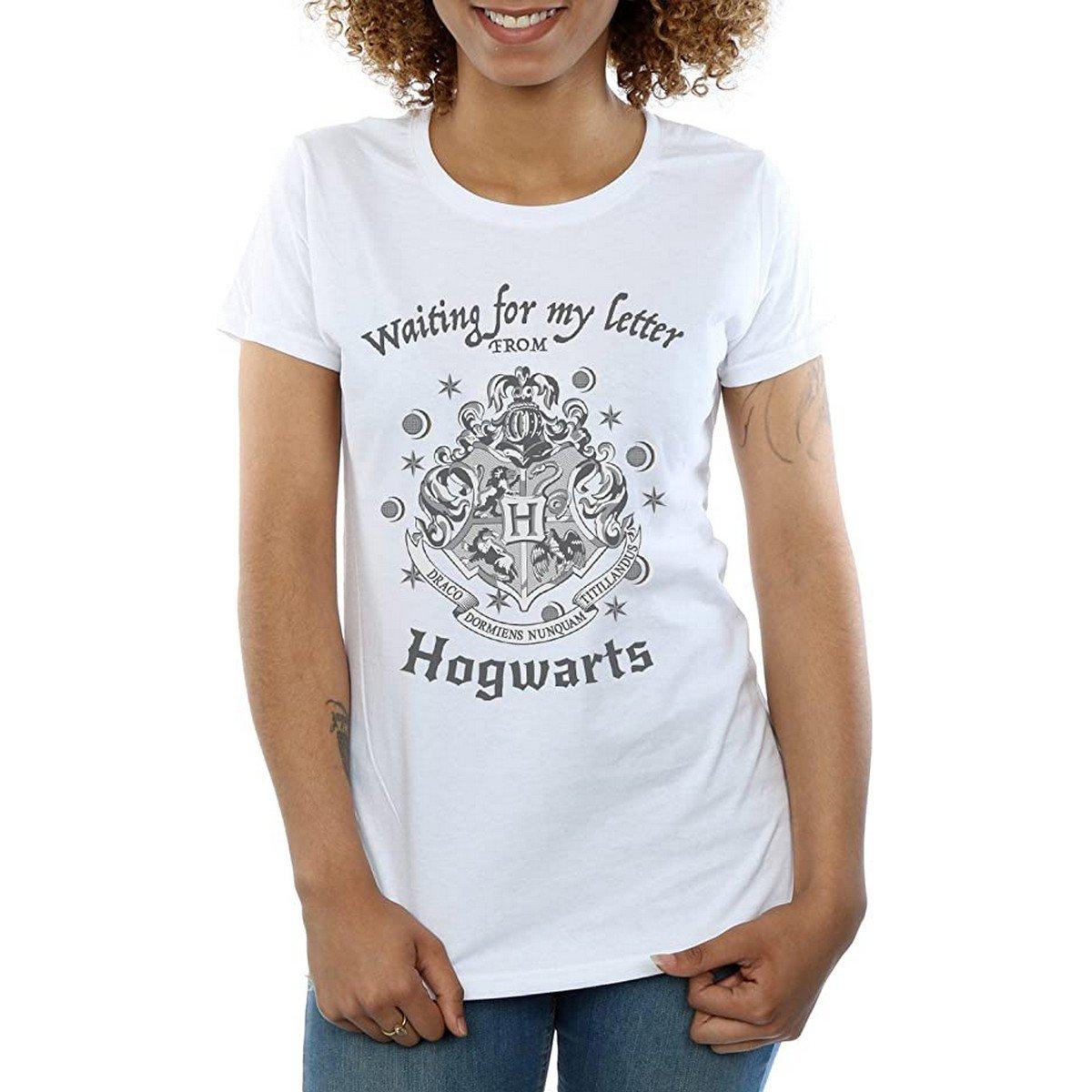 Waiting For My Letter Tshirt Damen Weiss M von Harry Potter