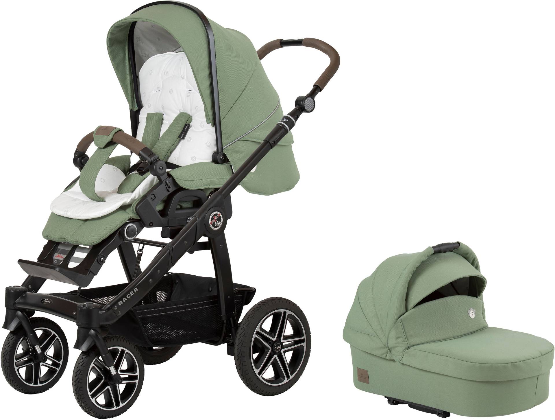 Hartan Kombi-Kinderwagen »Racer GTS - Bellybutton«, 22 kg von Hartan