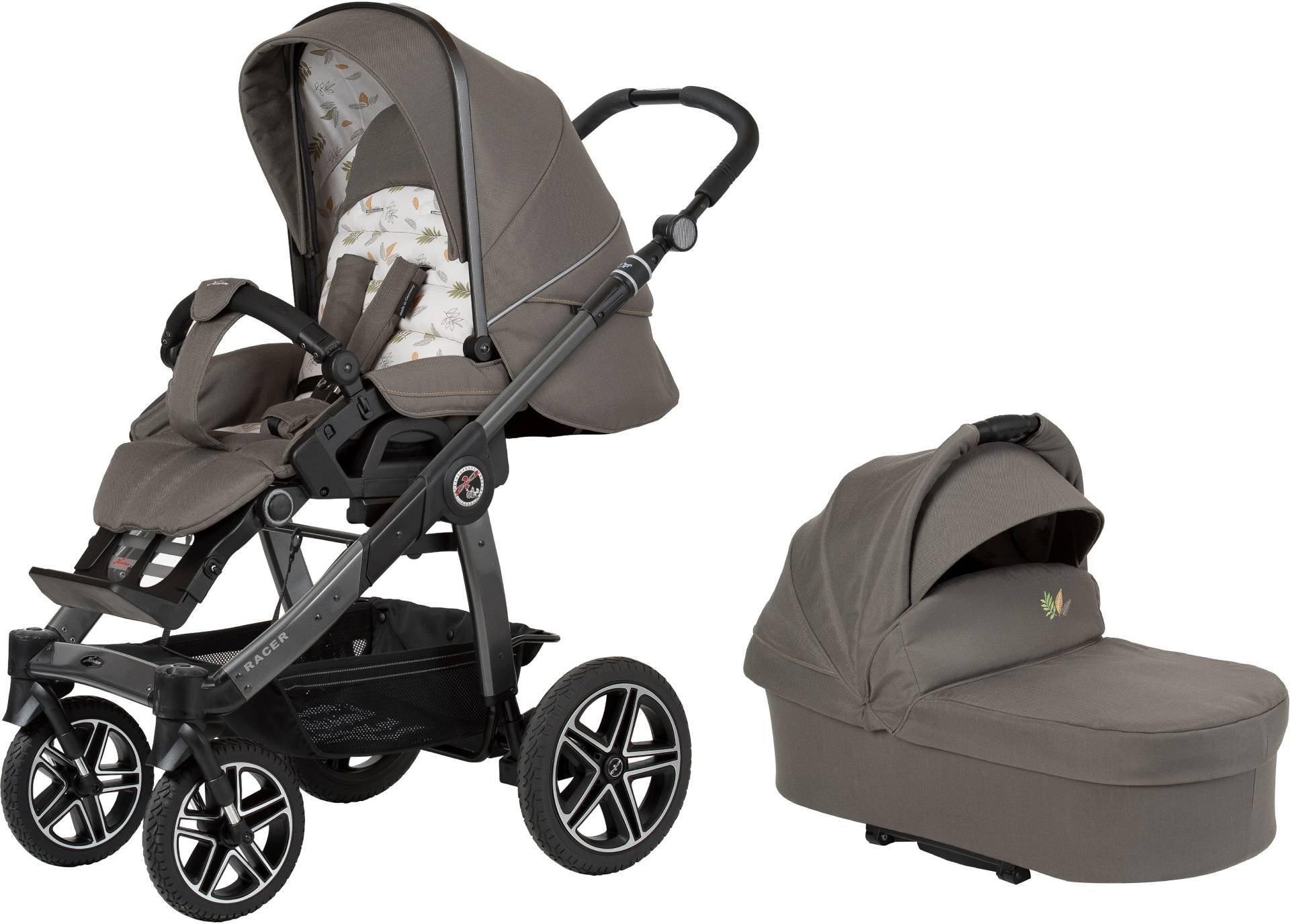 Hartan Kombi-Kinderwagen »Racer GTS - Casual Collection«, 22 kg, mit Falttasche Trend; Made in Germany von Hartan