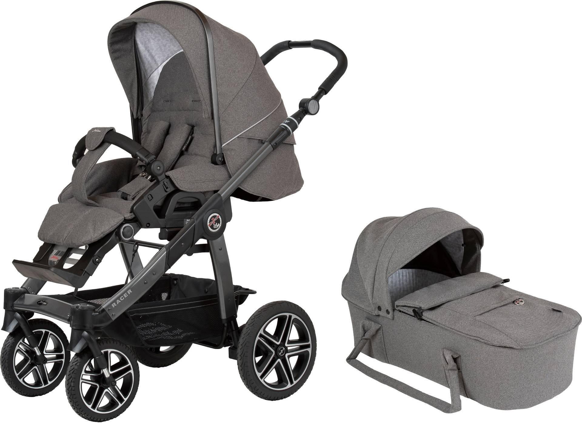 Hartan Kombi-Kinderwagen »Racer GTS - Casual Collection«, 22 kg von Hartan