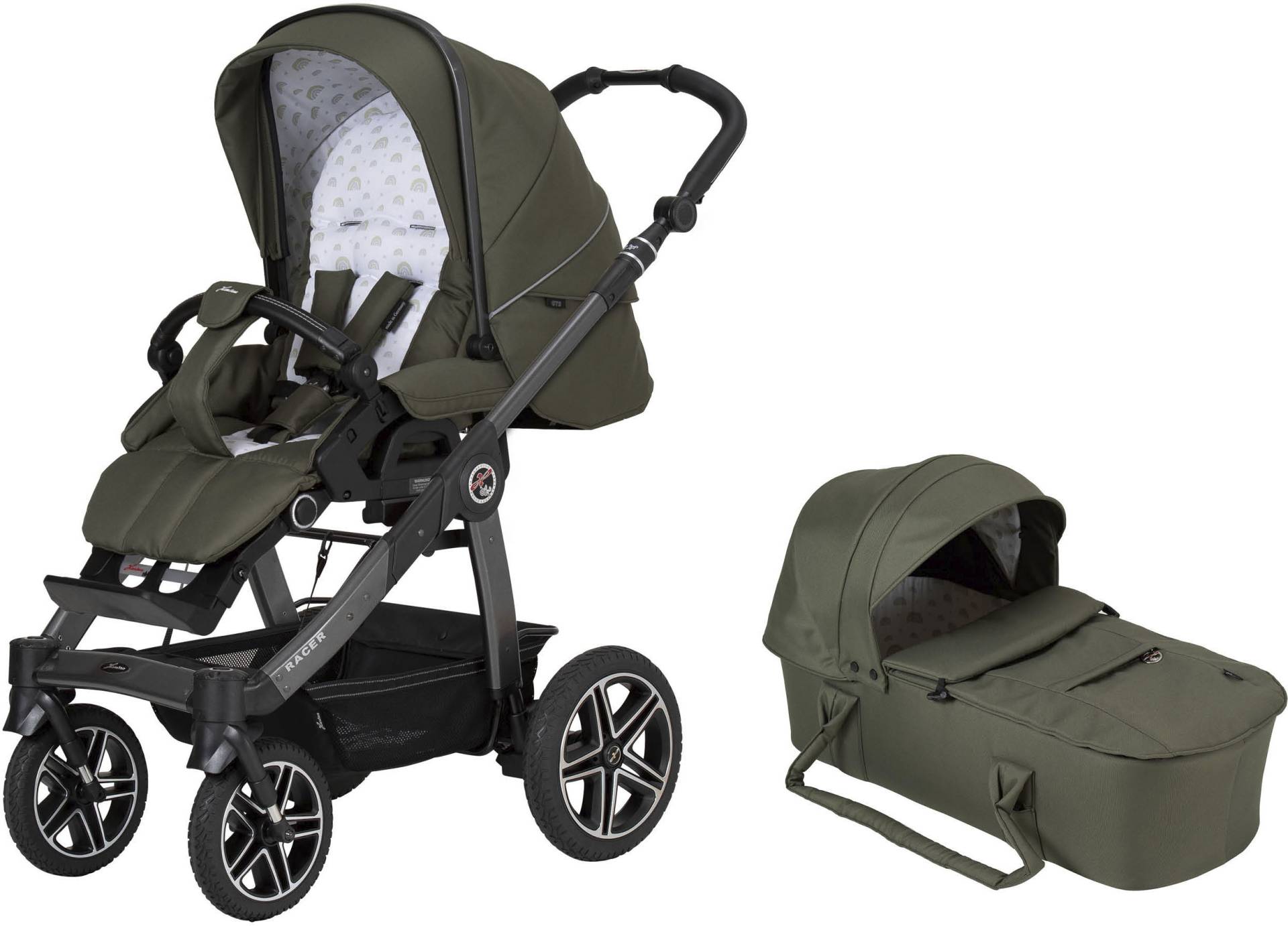 Hartan Kombi-Kinderwagen »Racer GTS - Casual Collection«, 22 kg von Hartan