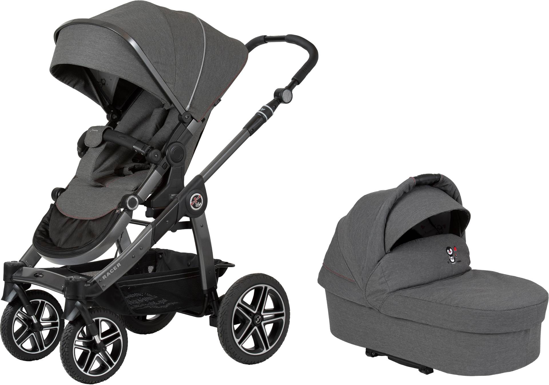 Hartan Kombi-Kinderwagen »Racer GTX - Casual Collection«, 22 kg von Hartan