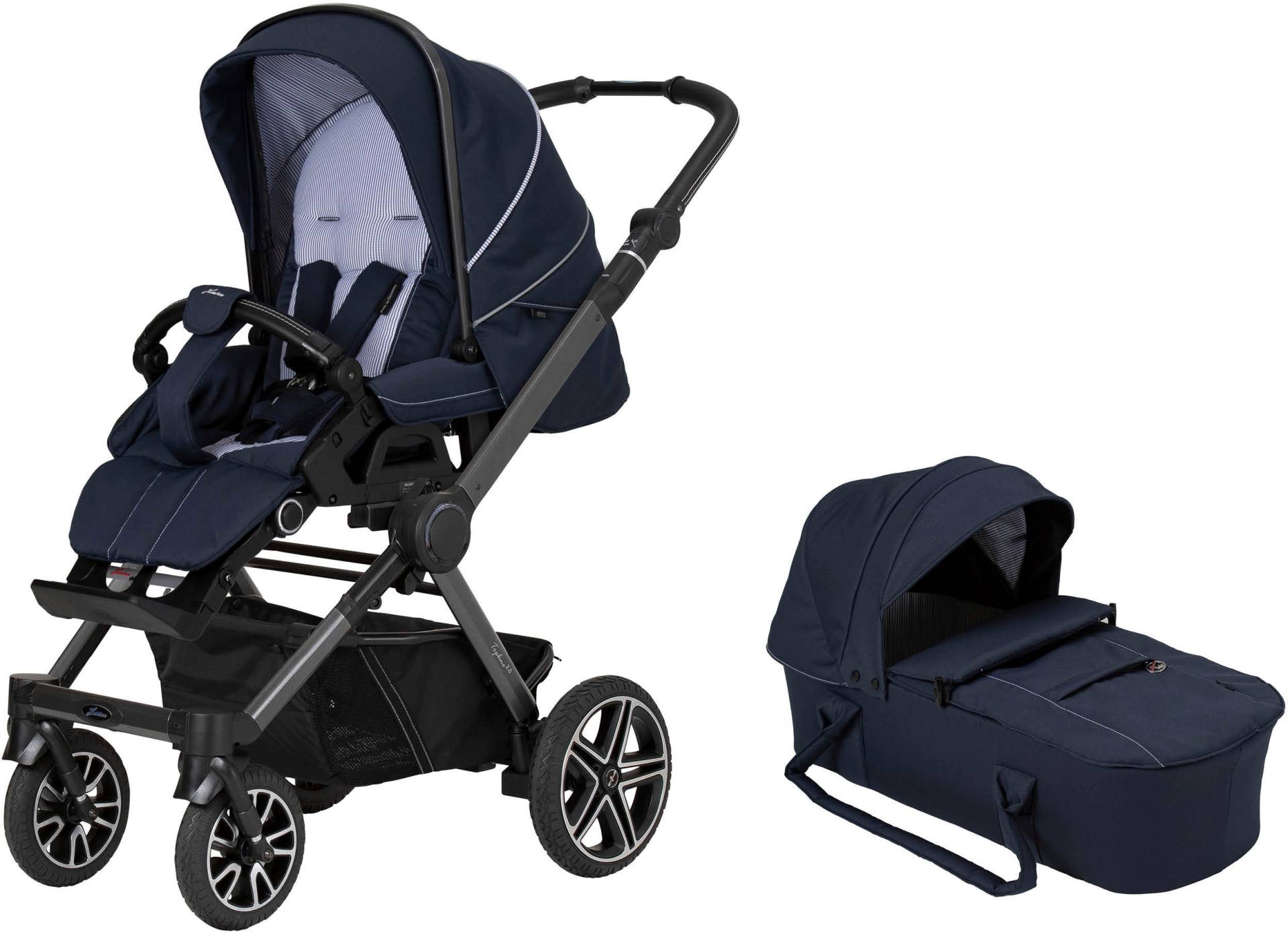 Hartan Kombi-Kinderwagen »Topline 2.0 GTS«, mit Kombitasche; Made in Germany von Hartan