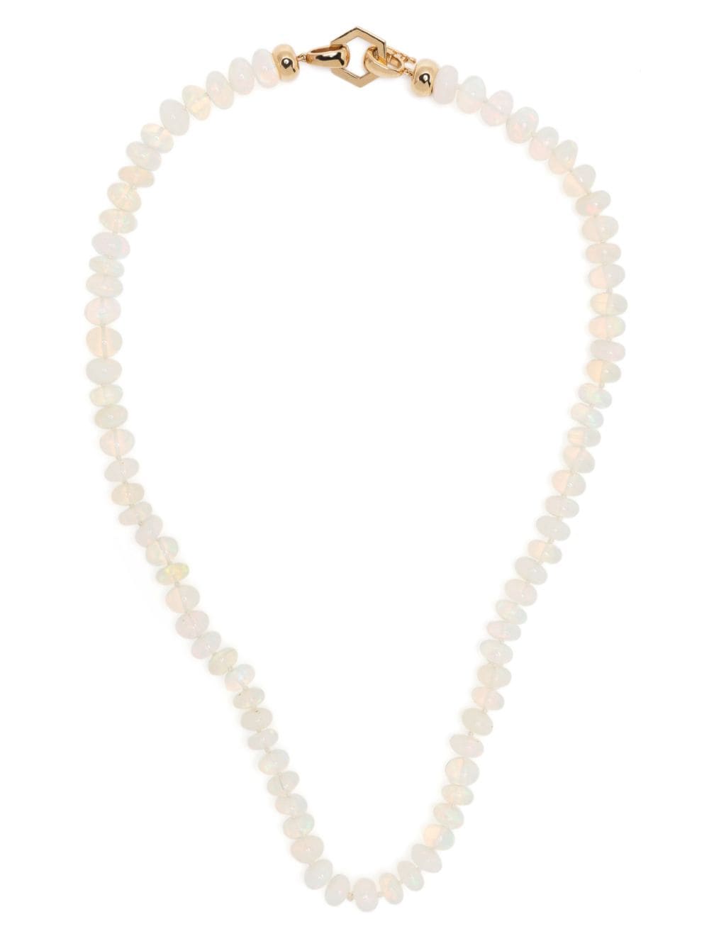 Harwell Godfrey 18kt yellow gold opal necklace - White von Harwell Godfrey