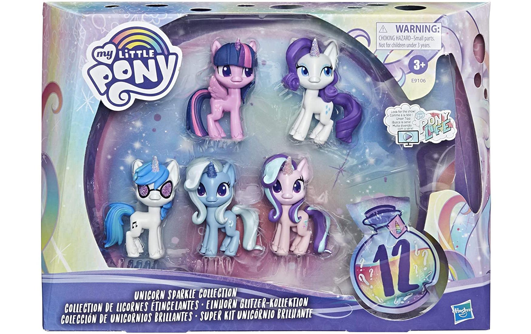 Hasbro Spielfigur »My Little Pony Einhorn Glitzer-Kollektion 5er-Set« von Hasbro
