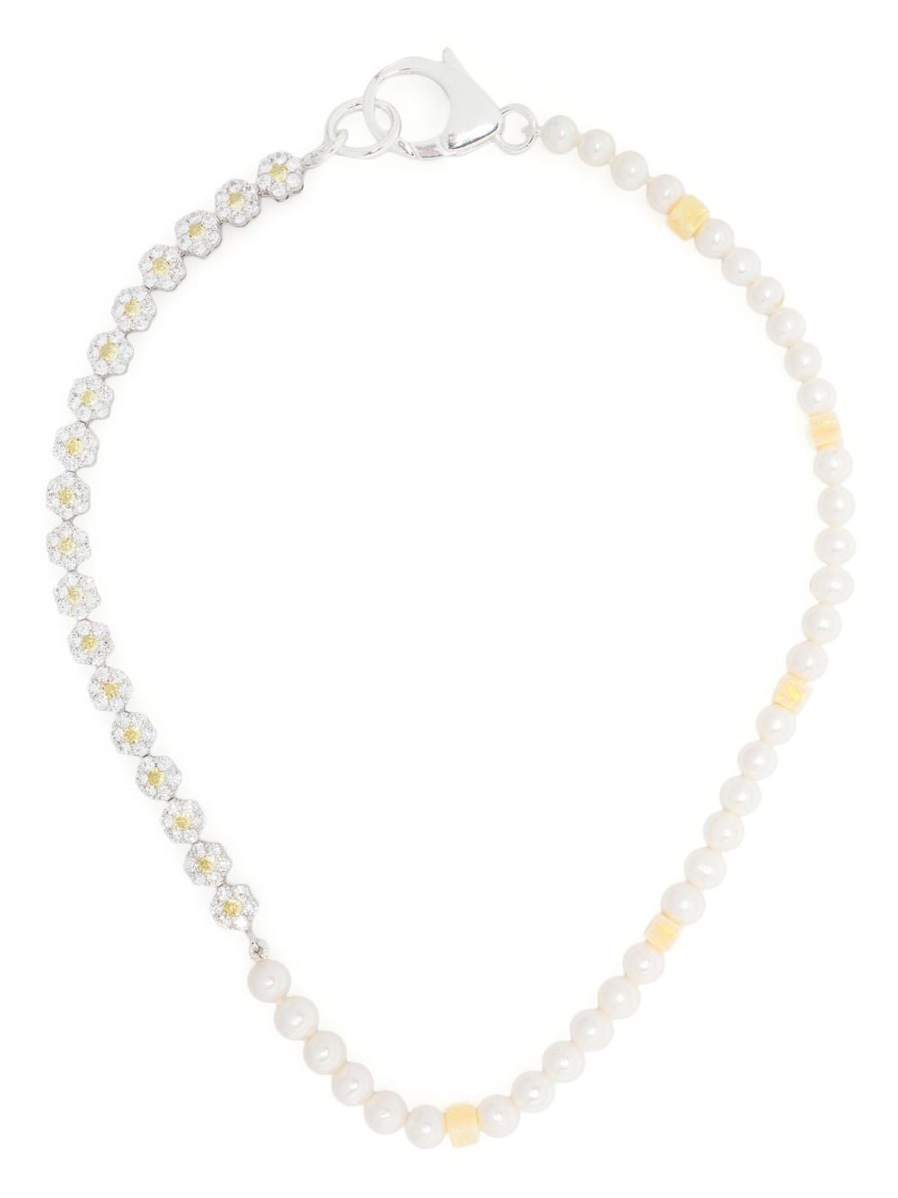 Hatton Labs Daisy sterling silver pearl necklace von Hatton Labs