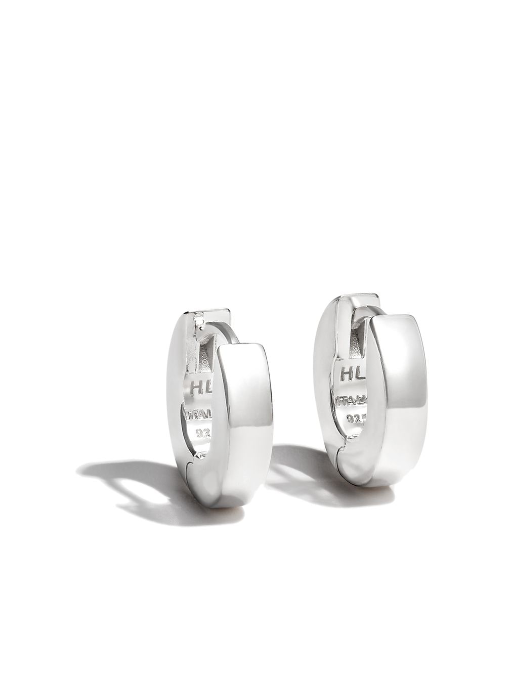 Hatton Labs Edge huggie earrings - Silver von Hatton Labs