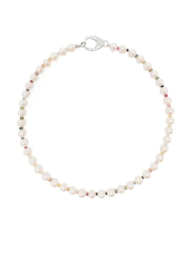 Hatton Labs beaded pearl necklace - White von Hatton Labs