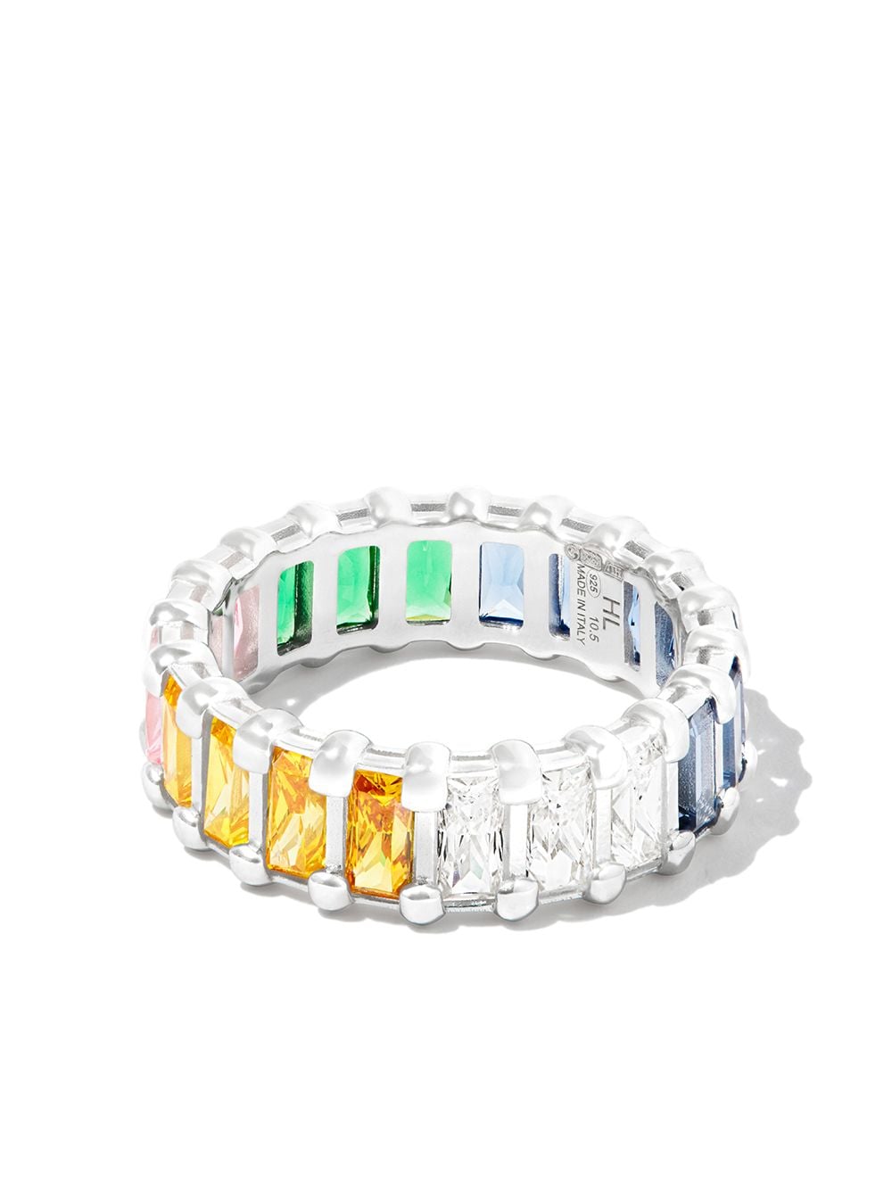 Hatton Labs crystal-embellished eternity ring - Silver von Hatton Labs