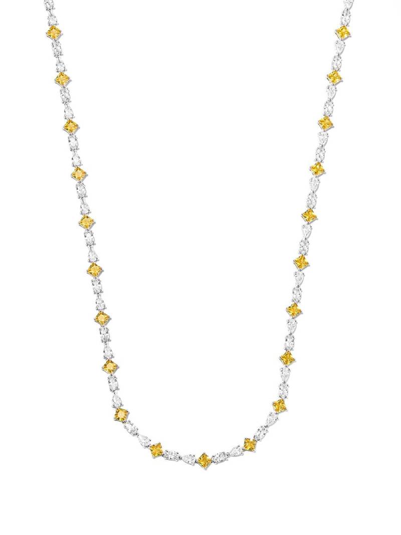 Hatton Labs crystal-embellished tennis necklace - Silver von Hatton Labs