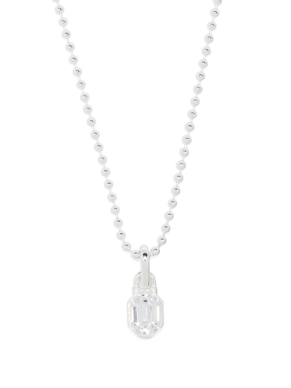 Hatton Labs gemstone-pendant ball-chain necklace - Silver von Hatton Labs