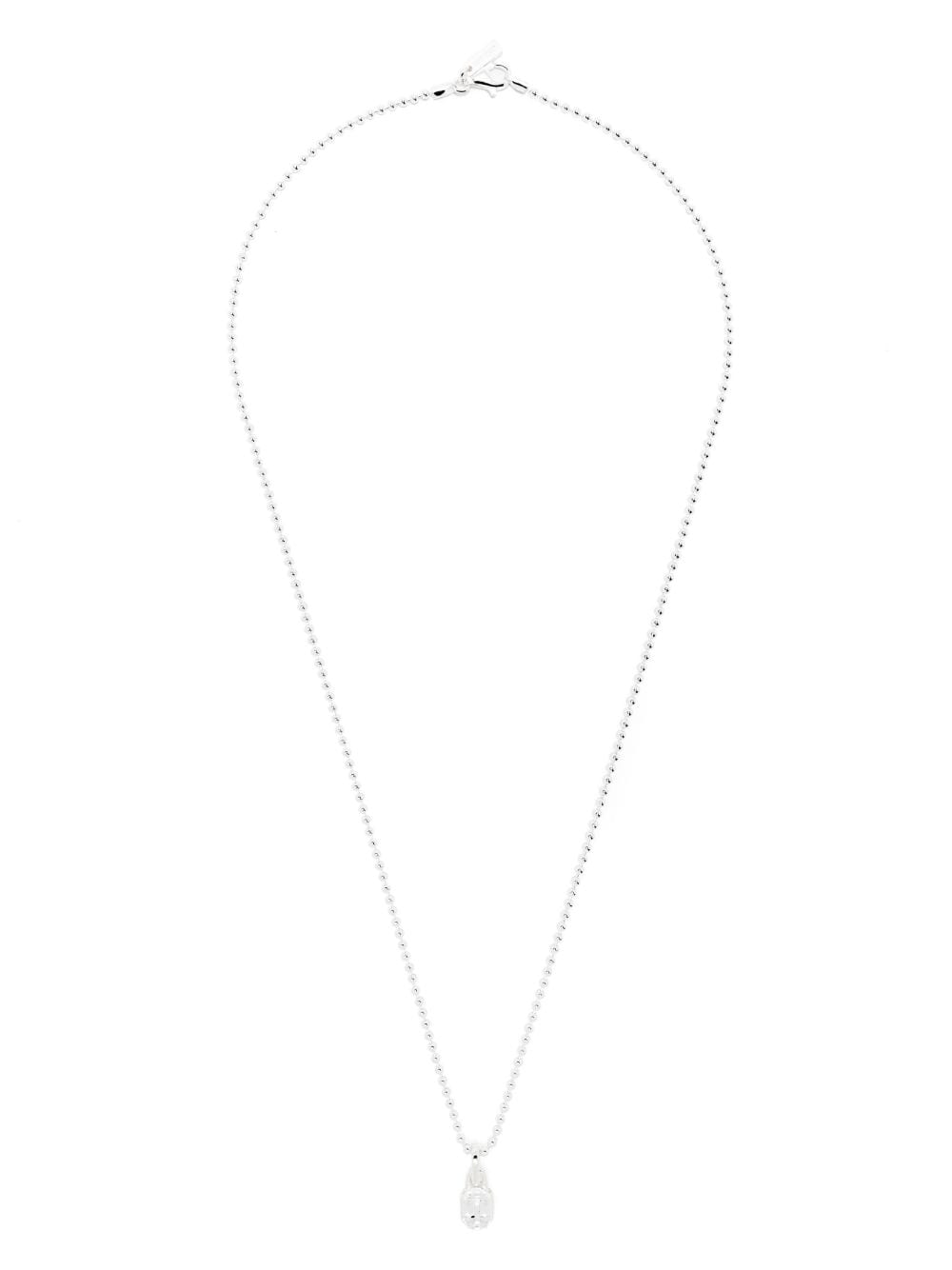 Hatton Labs mini Solitaire pendant necklace - Silver von Hatton Labs