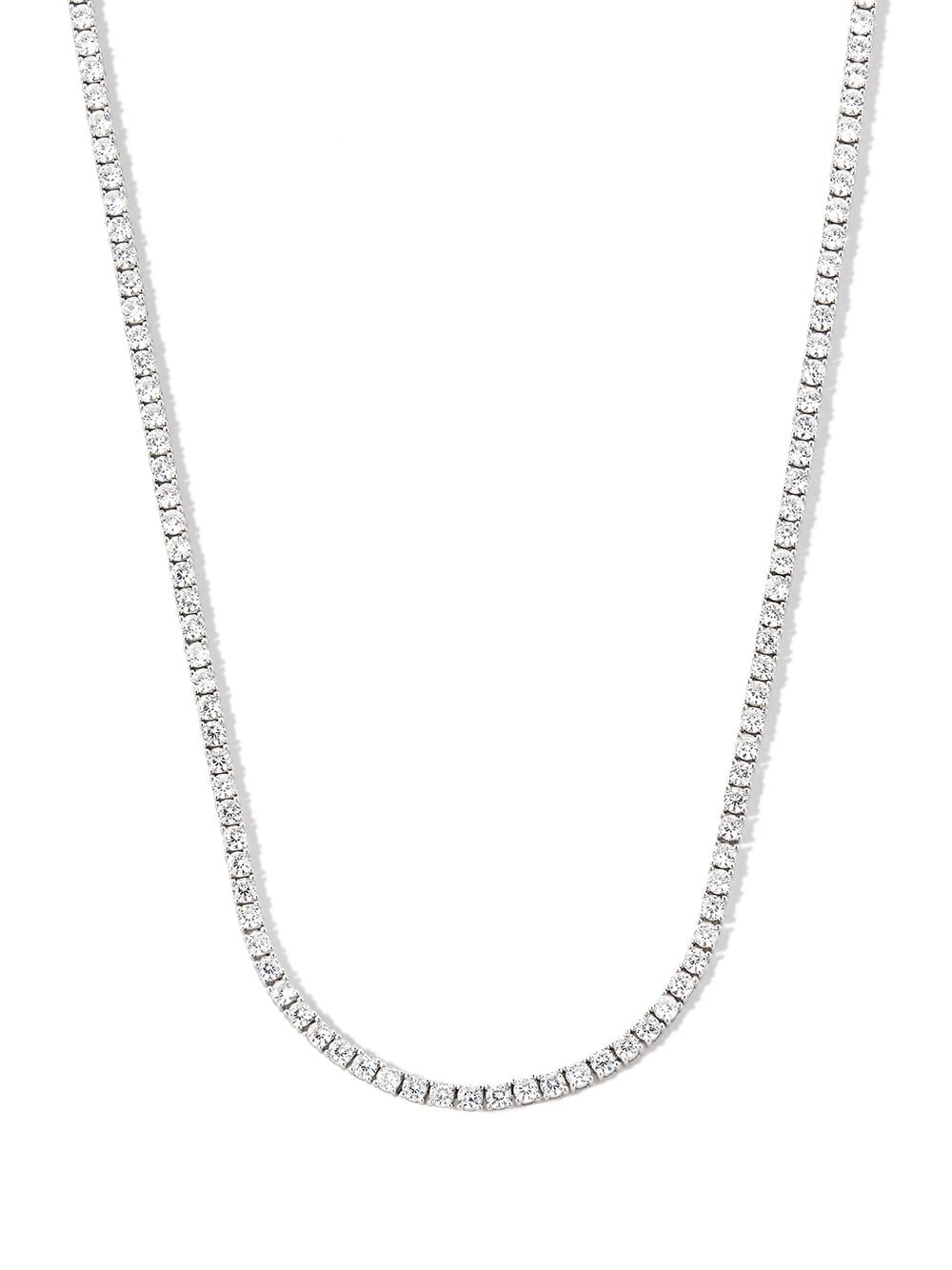 Hatton Labs sterling silver crystal-embellished necklace von Hatton Labs