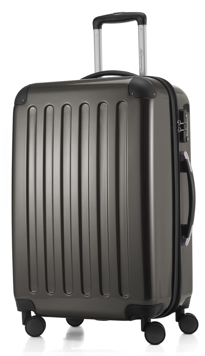 Alex - Koffer Hartschale M glänzend mit TSA in Graphit von Hauptstadtkoffer