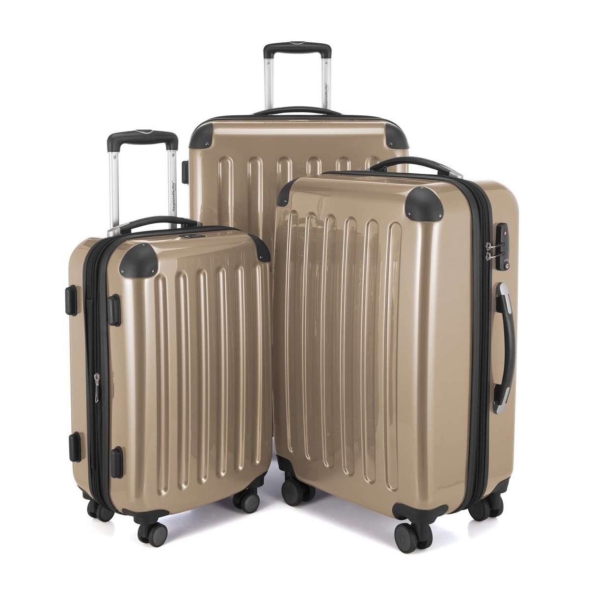 Alex - Kofferset TSA Champagner, S/M/L Alex - Kofferset TSA Champagner, S/M/L von Hauptstadtkoffer