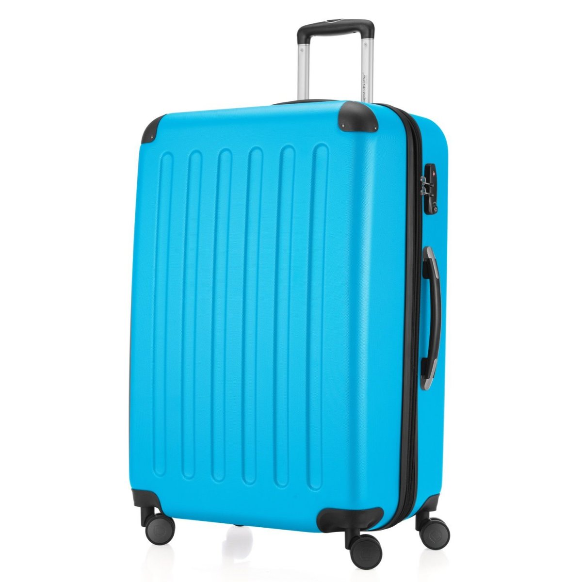 Spree - Koffer Hartschale L matt mit TSA in Cyanblau von Hauptstadtkoffer
