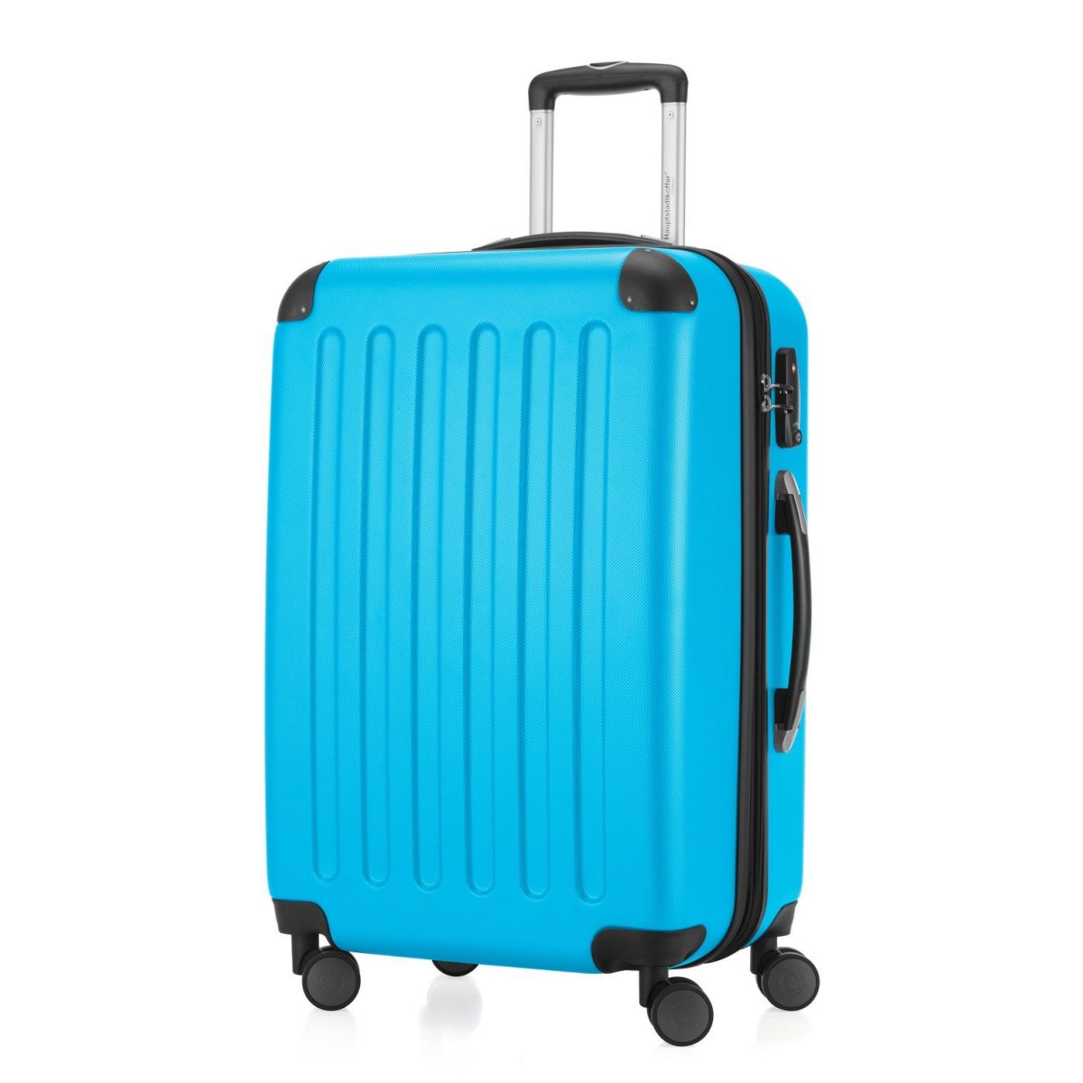 Spree - Koffer Hartschale M matt mit TSA in Cyanblau von Hauptstadtkoffer
