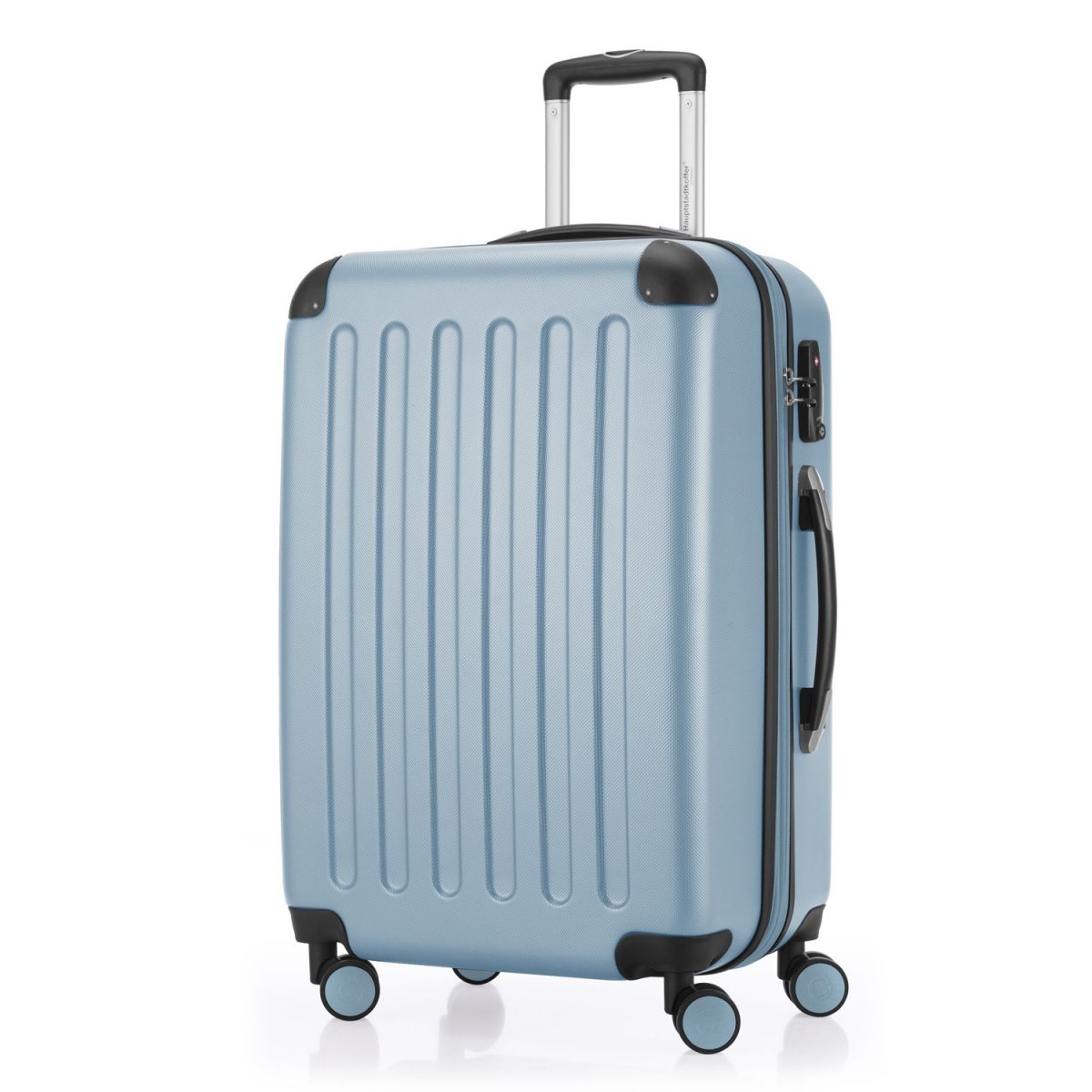 Spree - Koffer Hartschale M matt mit TSA in Poolblau von Hauptstadtkoffer