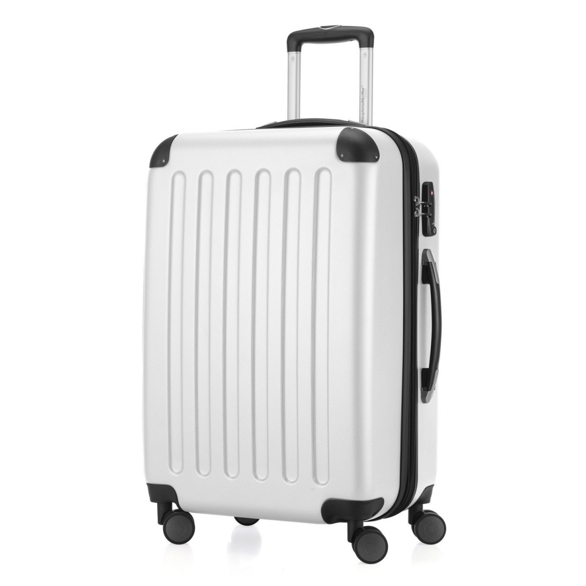Spree - Koffer Hartschale M matt mit TSA in Weiss von Hauptstadtkoffer