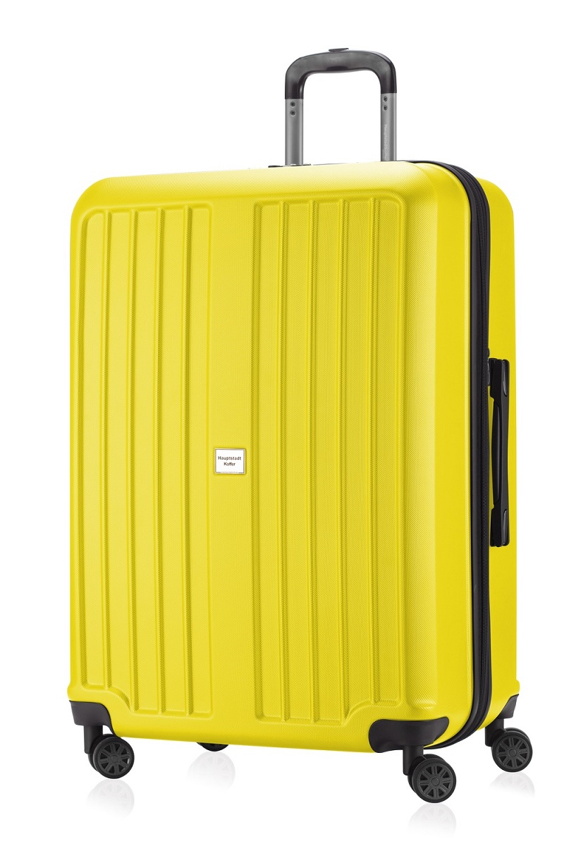 X-Berg - Koffer Hartschale matt L mit TSA in Gelb von Hauptstadtkoffer
