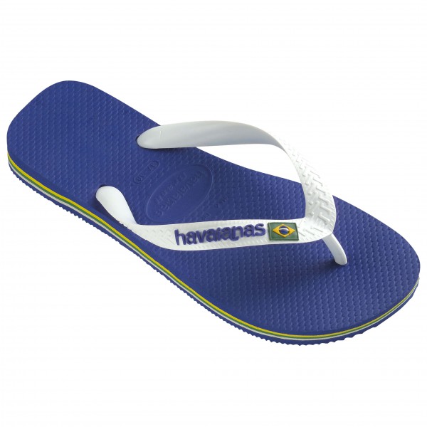 Havaianas - Brasil Logo - Sandalen Gr 37/38 blau von Havaianas