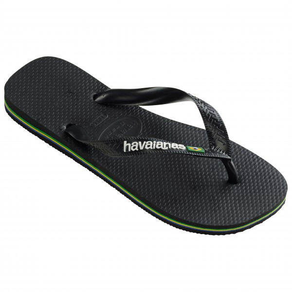 Havaianas - Brasil Logo - Sandalen Gr 37/38 schwarz von Havaianas