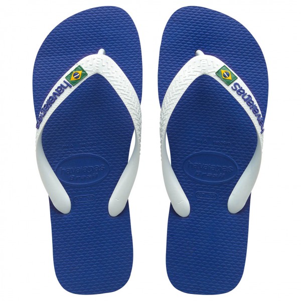 Havaianas - Kid's Brasil Logo - Sandalen Gr 27/28 blau von Havaianas