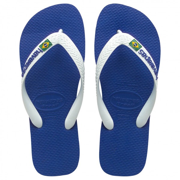 Havaianas - Kid's Brasil Logo - Sandalen Gr 33/34 blau von Havaianas