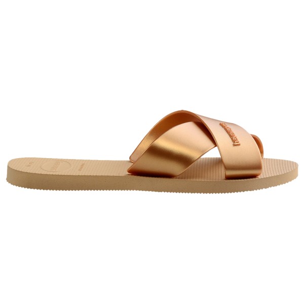 Havaianas - Women's Aqua Metallic - Sandalen Gr 37/38 beige/braun von Havaianas