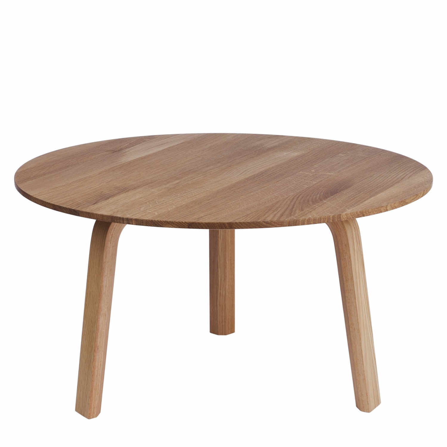 Bella Coffee Table, Ausführung Tischplatte/-beine tischplatte/-beine schwarz wasserbasiert lackiert - massive eiche/eichenfurnier, Grösse ø 60 cm, ... von Hay