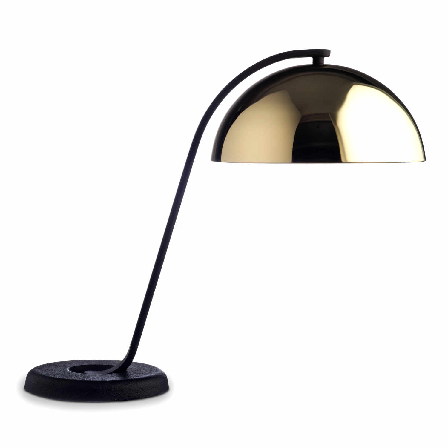 Cloche LED Tischleuchte, Farbe brass von Hay