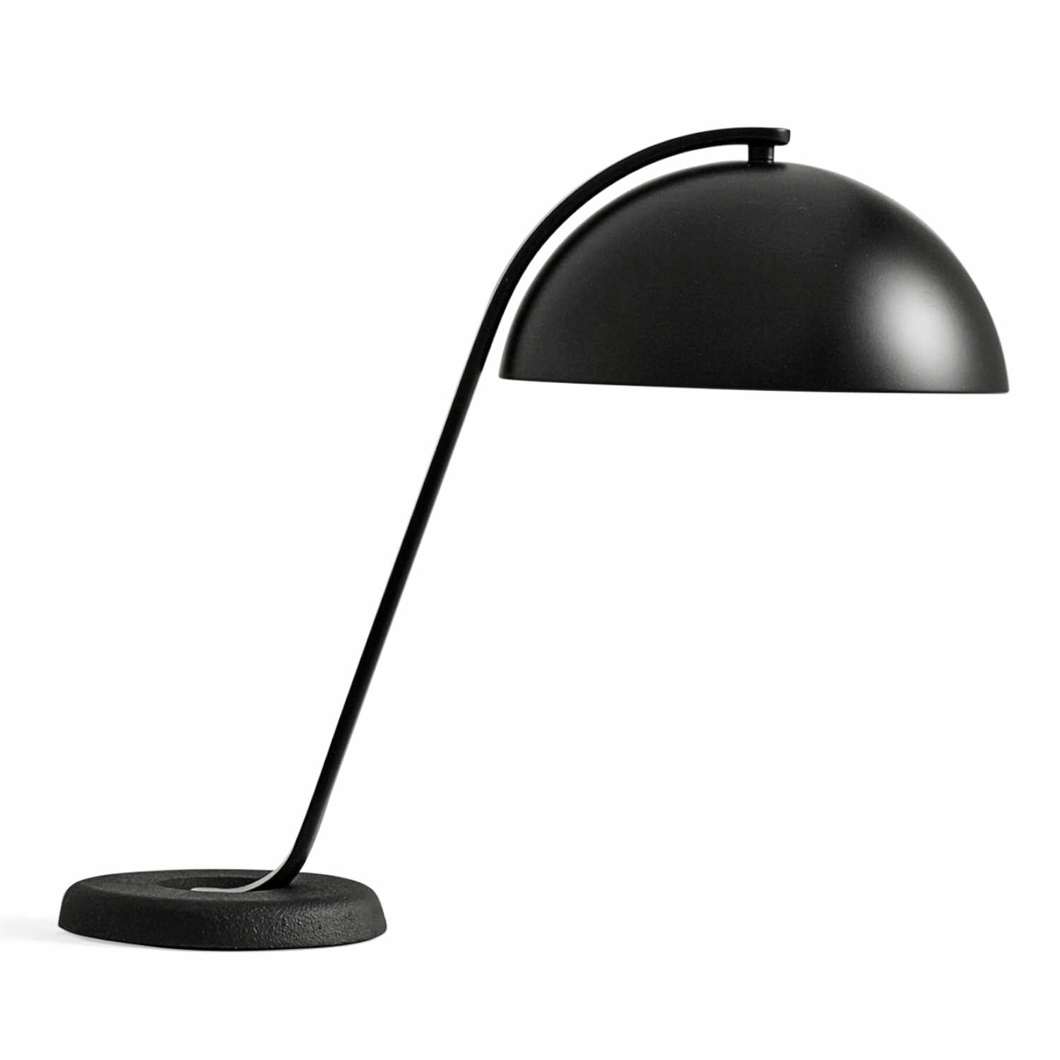 Cloche LED Tischleuchte, Farbe schwarz von Hay