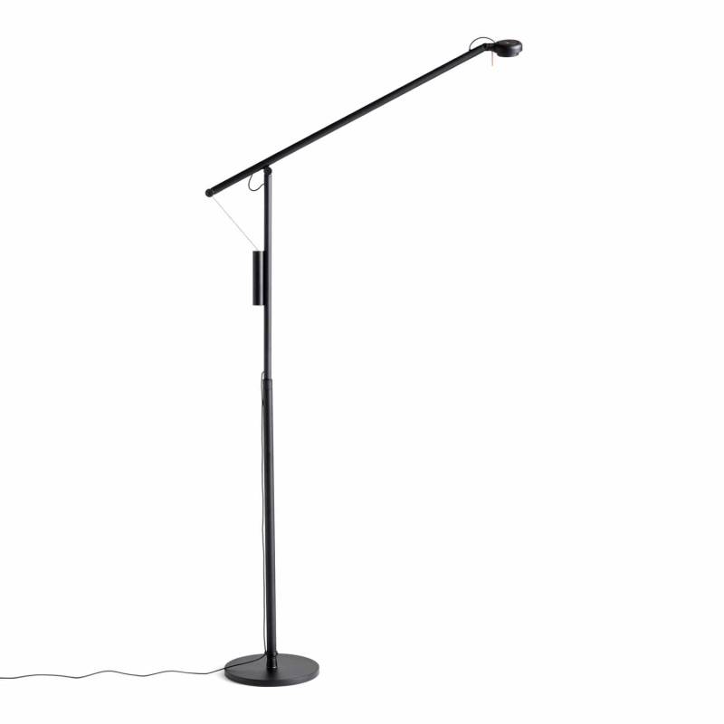 Fifty-Fifty Floor Lamp LED Bodenleuchte, Farbe soft schwarz von Hay