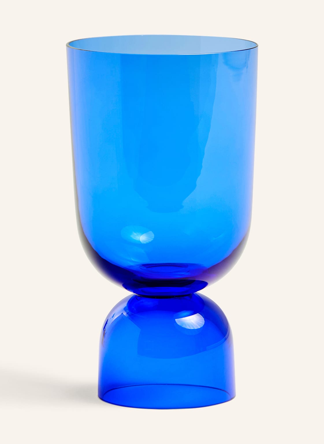 Hay Vase Bottoms Up S blau von Hay