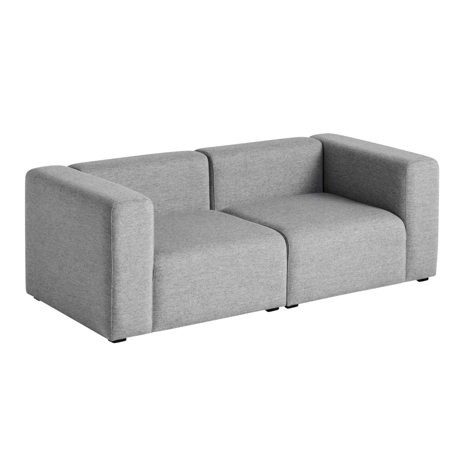 MAGS 2er Stoffsofa Combination 1, Bezug steelcut trio 0466 von Hay