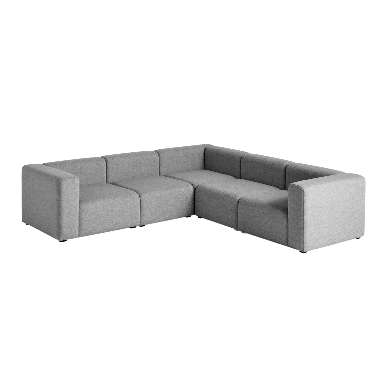 MAGS Corner Stoffsofa Combination 1, Bezug steelcut trio 0446, Armlehne (vor dem Sofa stehend) links von Hay