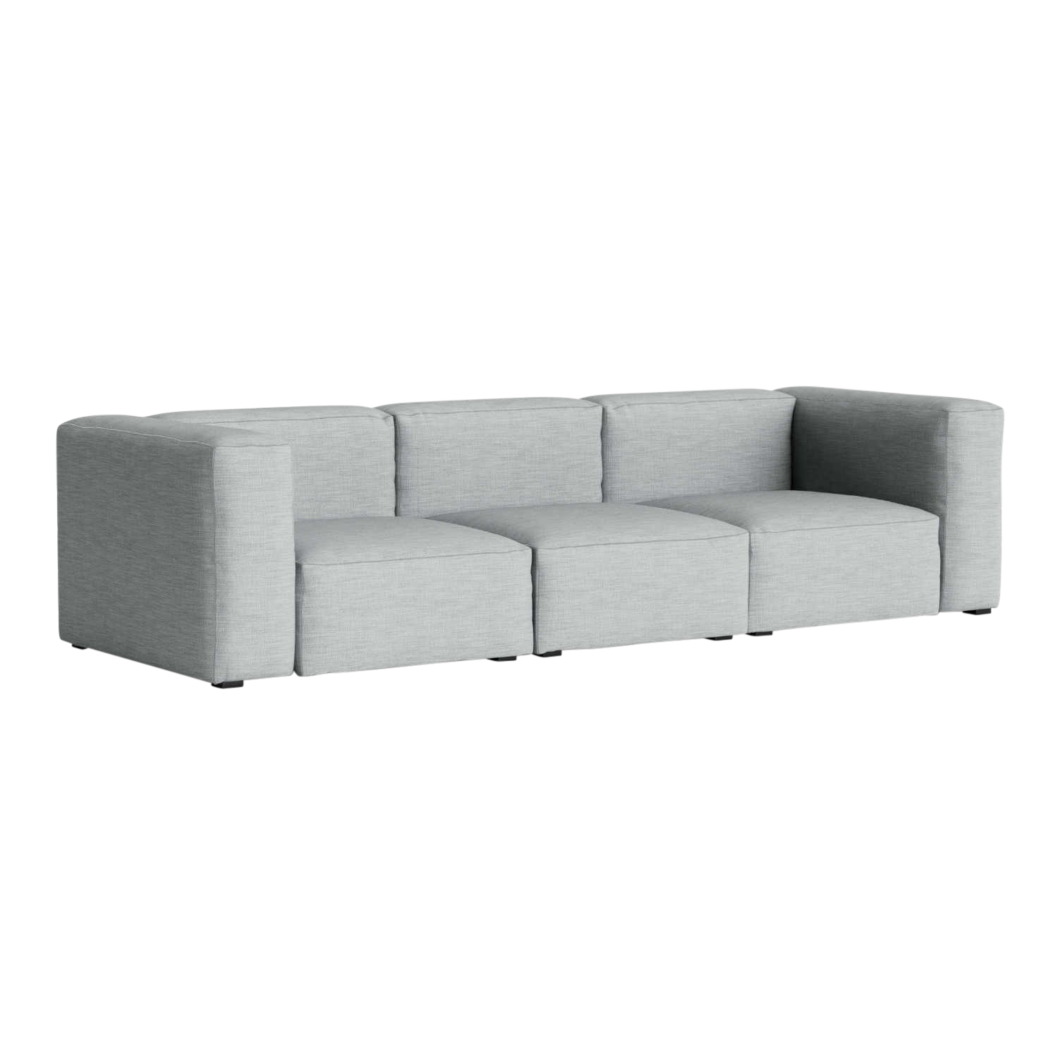 MAGS SOFT 3er Stoffsofa Combination 1, Bezug steelcut trio 0576 von Hay