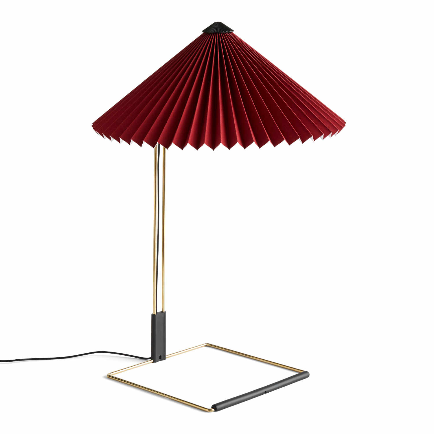 Matin Table Lamp LED Tischleuchte, Grösse l, h. 52 cm, Farbe oxide rot von Hay