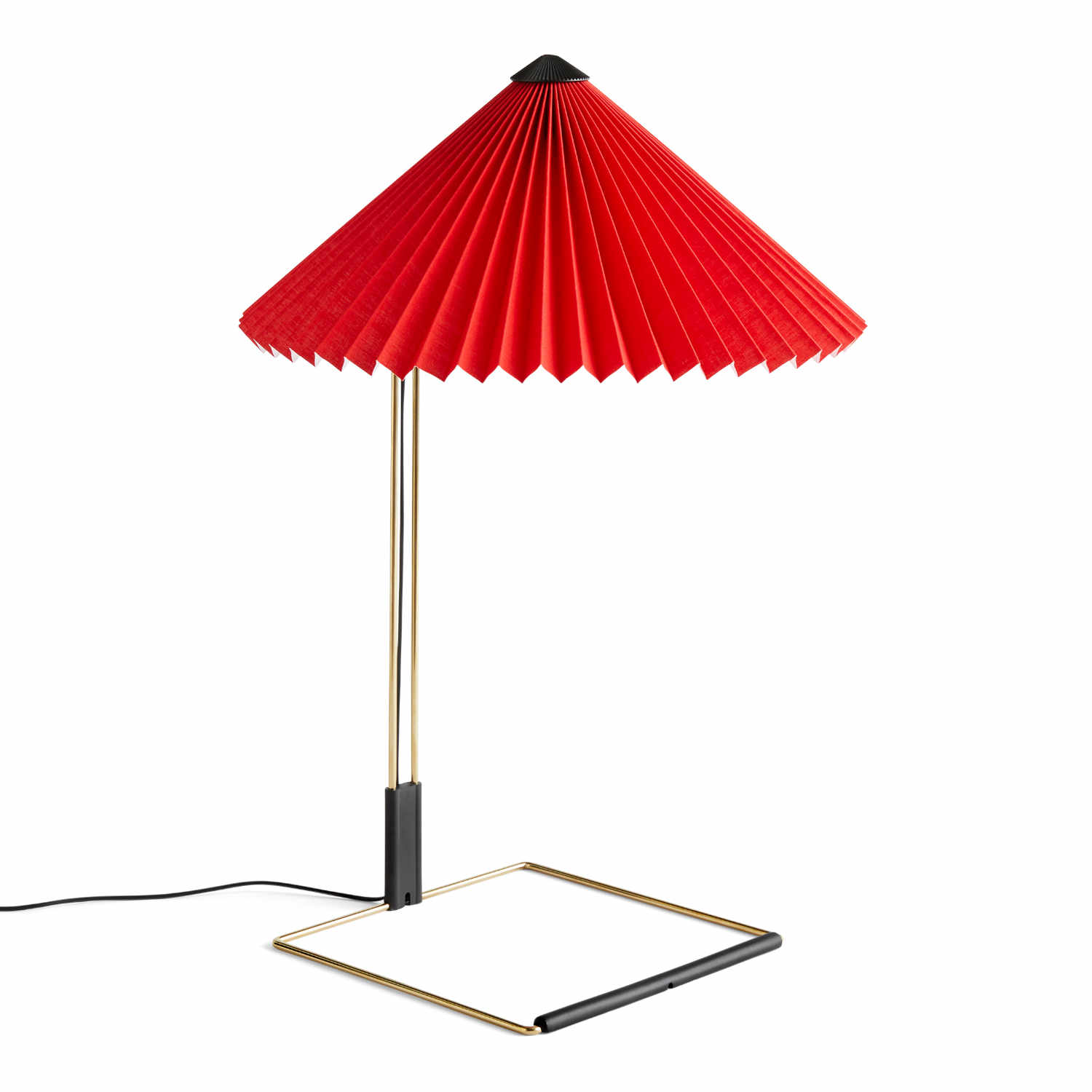 Matin Table Lamp LED Tischleuchte, Grösse l, h. 52 cm, Farbe rot von Hay