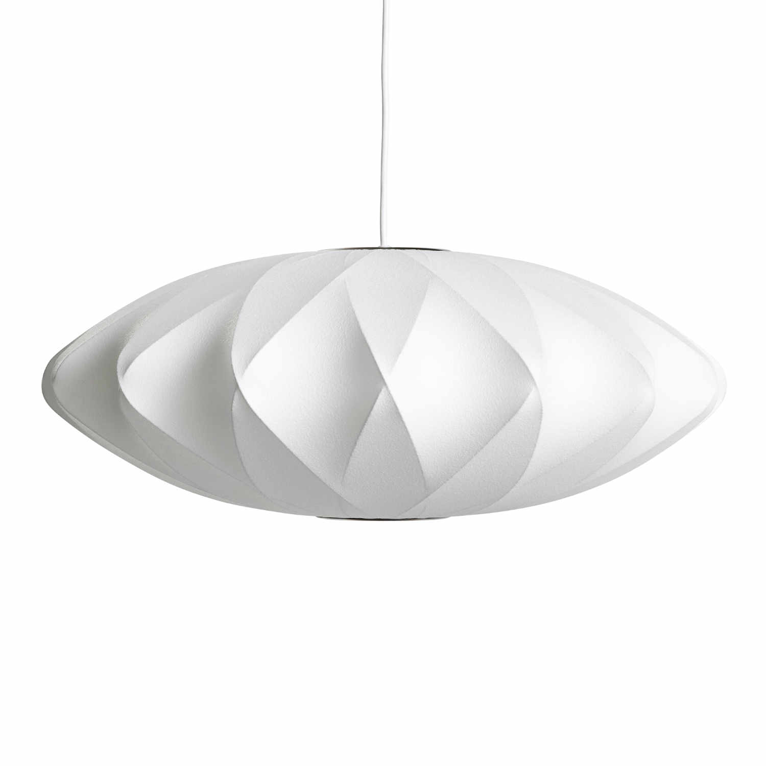 Nelson Saucer Crisscross Bubble Pendant LED Pendelleuchte, Grösse m, h. 24 cm von Hay