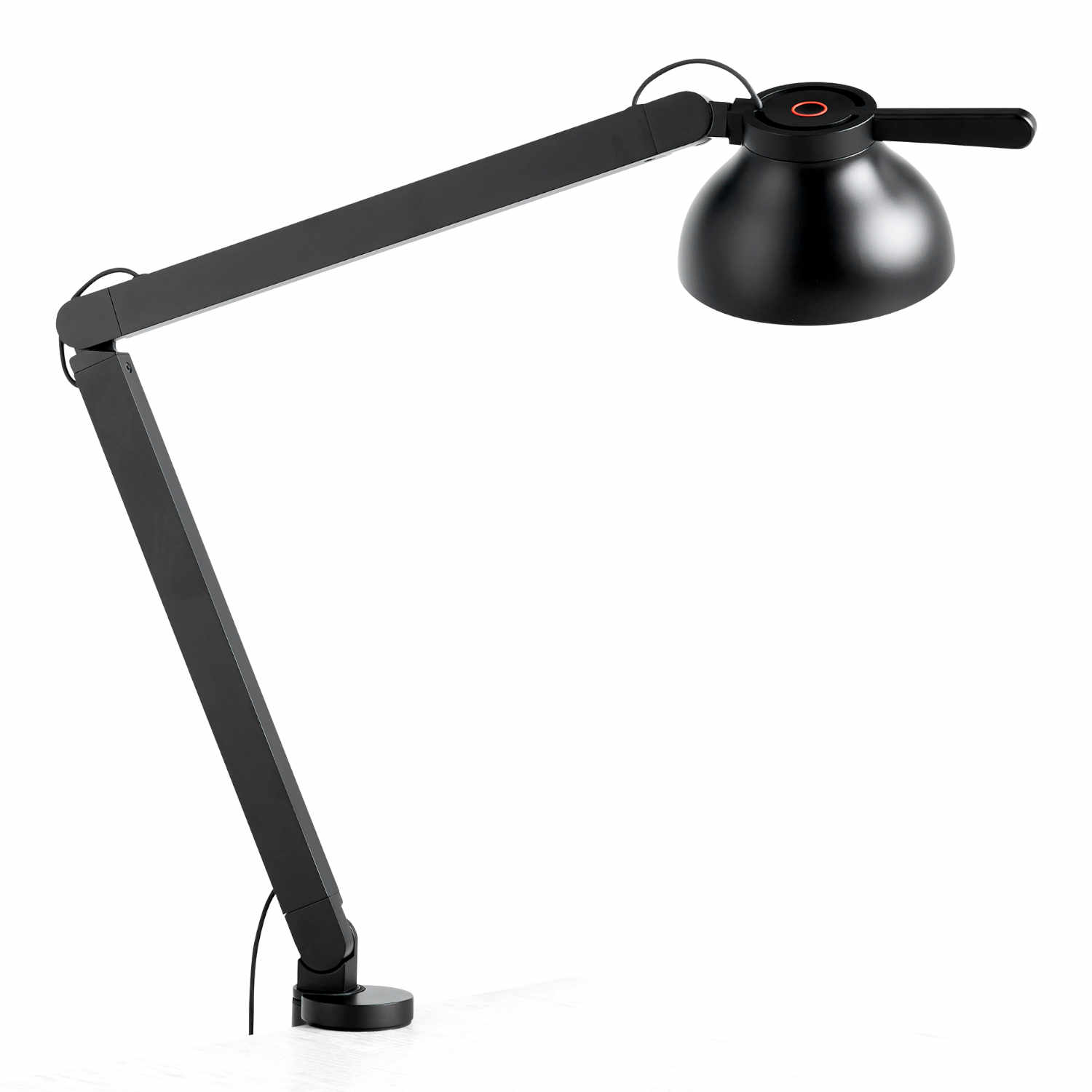 PC Double Arm LED Klemm-Tischleuchte, Farbe soft schwarz PC Double Arm LED Klemm-Tischleuchte, Farbe soft schwarz von Hay