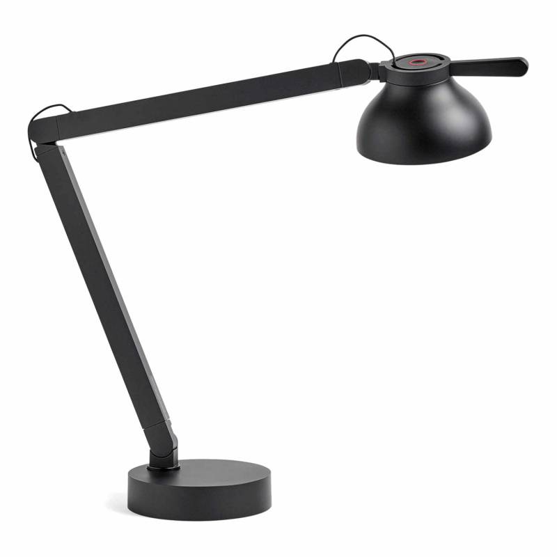 PC Double Arm LED Table Base Tischleuchte, Farbe soft schwarz von Hay
