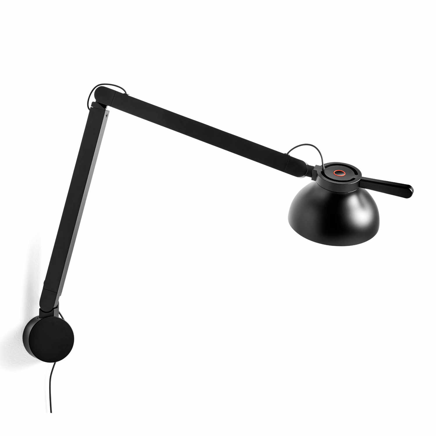PC Double Arm LED Wandleuchte, Farbe soft schwarz PC Double Arm LED Wandleuchte, Farbe soft schwarz von Hay