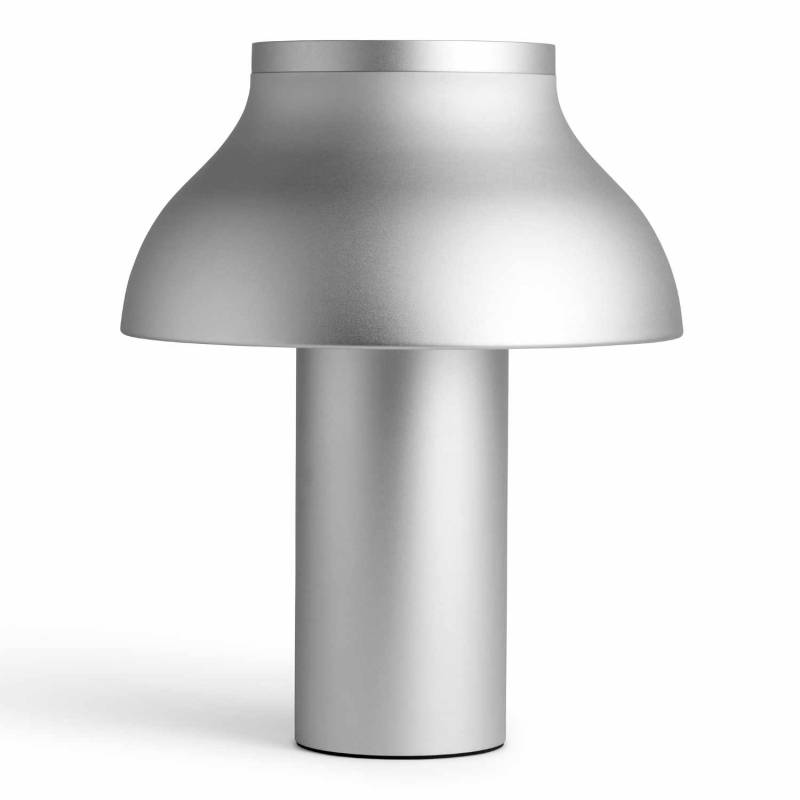 PC Table Lamp LED Tischleuchte, Grösse l, h. 50 cm, Farbe aluminium von Hay